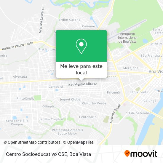 Centro Socioeducativo CSE mapa