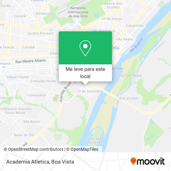 Academia Atletica mapa