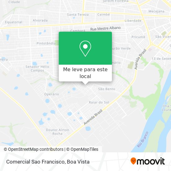 Comercial Sao Francisco mapa