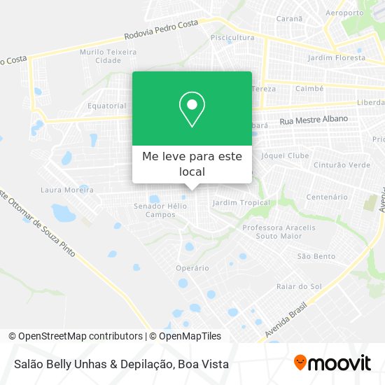 Salão Belly Unhas & Depilação mapa