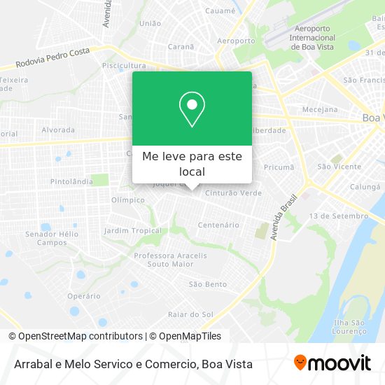 Arrabal e Melo Servico e Comercio mapa