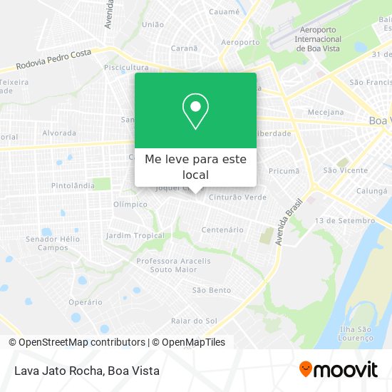 Lava Jato Rocha mapa