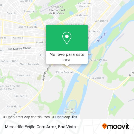 Mercadão Feijão Com Arroz mapa