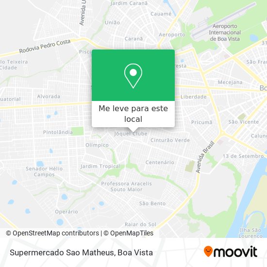 Supermercado Sao Matheus mapa