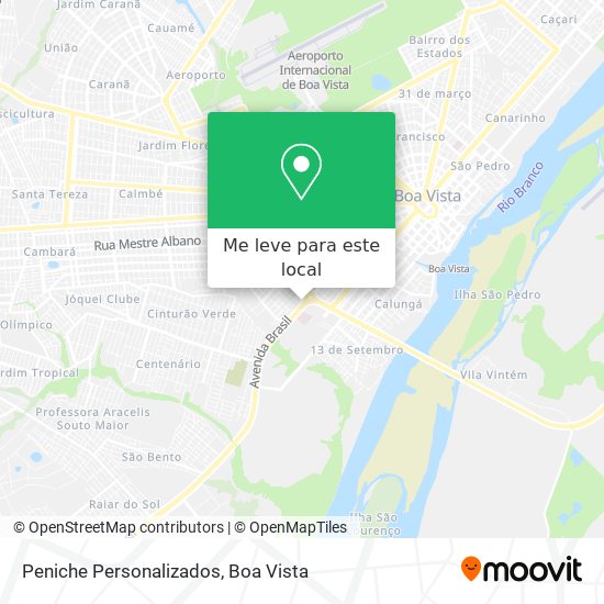 Peniche Personalizados mapa