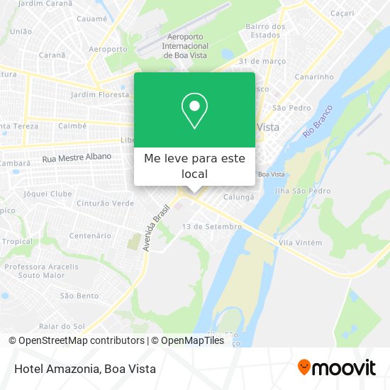 Hotel Amazonia mapa