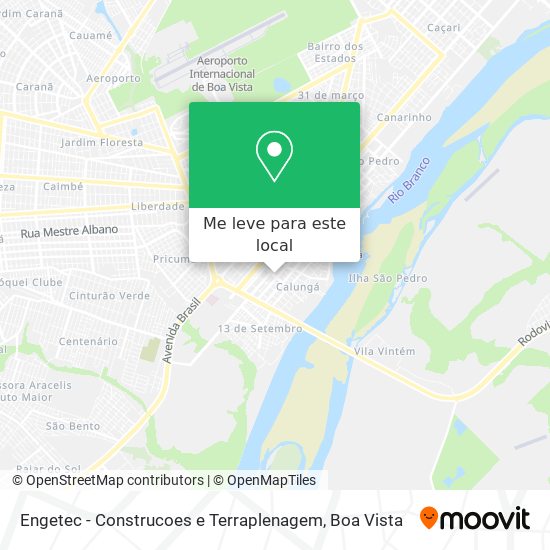 Engetec - Construcoes e Terraplenagem mapa