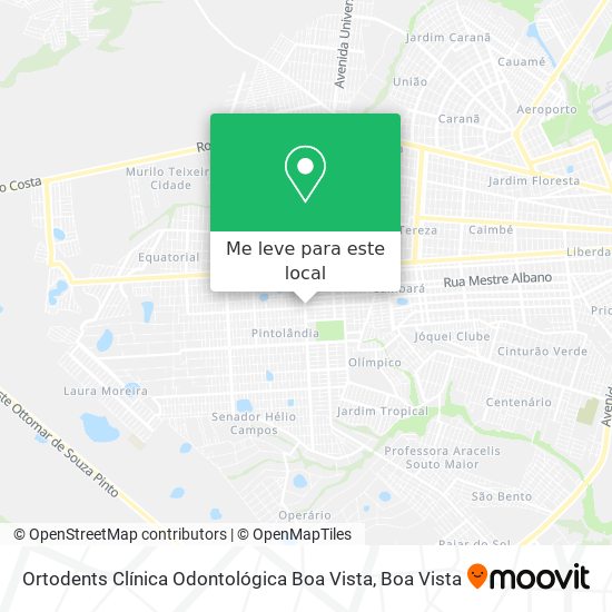Ortodents Clínica Odontológica Boa Vista mapa