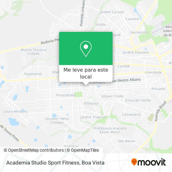 Academia Studio Sport Fitness mapa