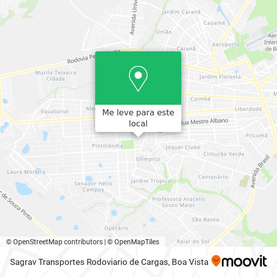 Sagrav Transportes Rodoviario de Cargas mapa