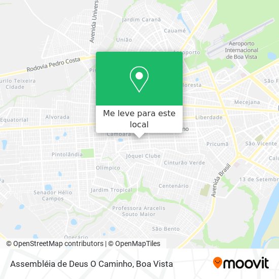 Assembléia de Deus O Caminho mapa