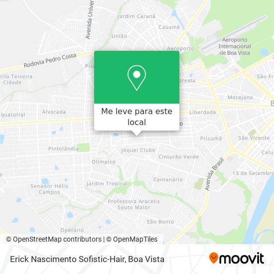 Erick Nascimento Sofistic-Hair mapa