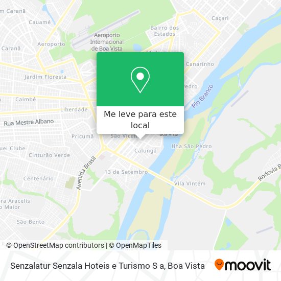 Senzalatur Senzala Hoteis e Turismo S a mapa