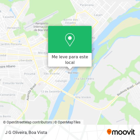 J G Oliveira mapa