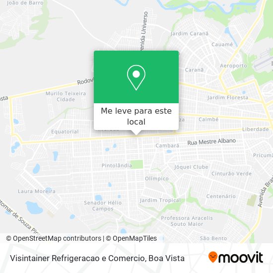 Visintainer Refrigeracao e Comercio mapa