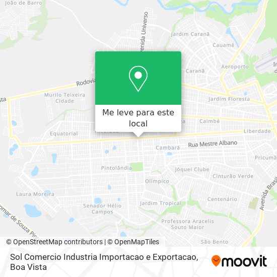 Sol Comercio Industria Importacao e Exportacao mapa