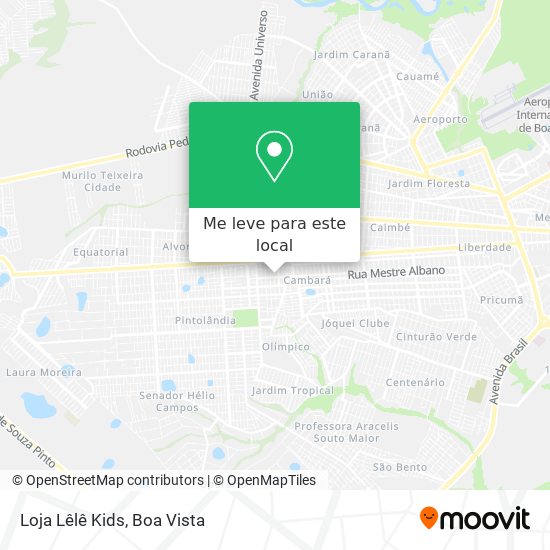 Loja Lêlê Kids mapa