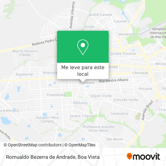 Romualdo Bezerra de Andrade mapa