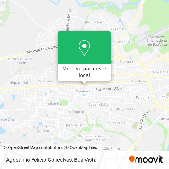 Agostinho Felicio Goncalves mapa