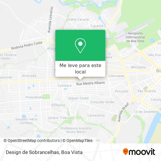 Design de Sobrancelhas mapa