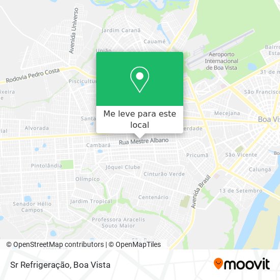 Sr Refrigeração mapa