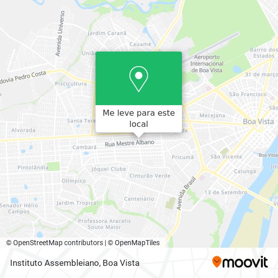 Instituto Assembleiano mapa