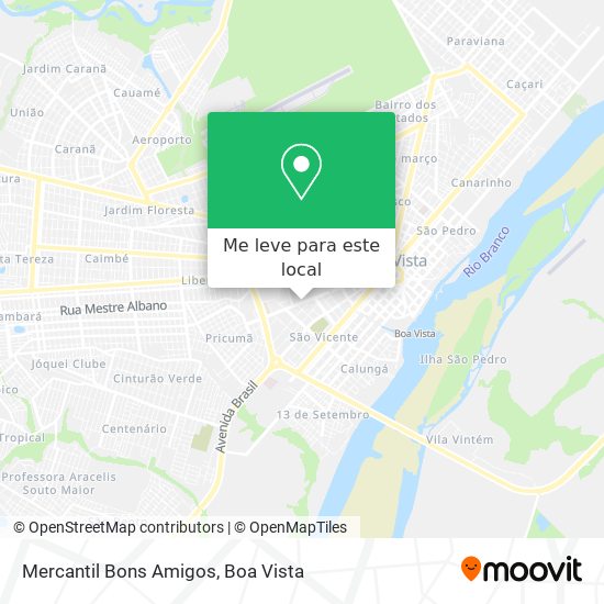 Mercantil Bons Amigos mapa