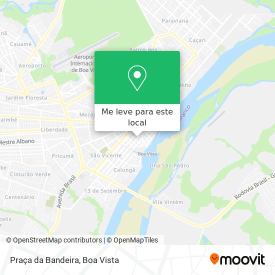 Praça da Bandeira mapa