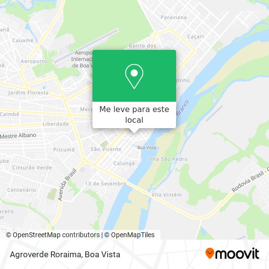 Agroverde Roraima mapa