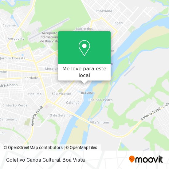 Coletivo Canoa Cultural mapa