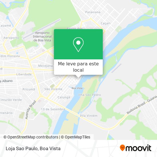 Loja Sao Paulo mapa