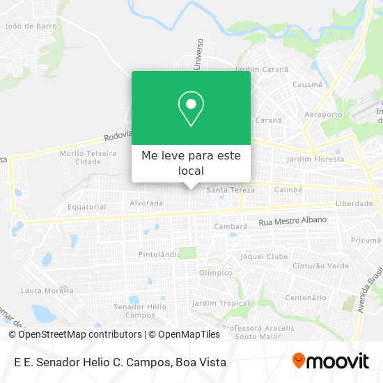 E E. Senador Helio C. Campos mapa