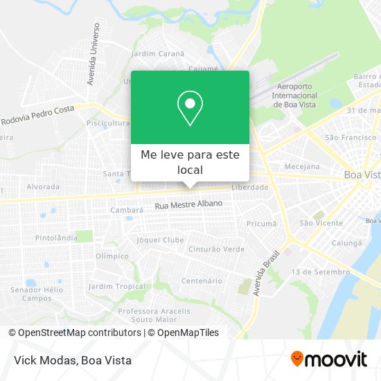 Vick Modas mapa
