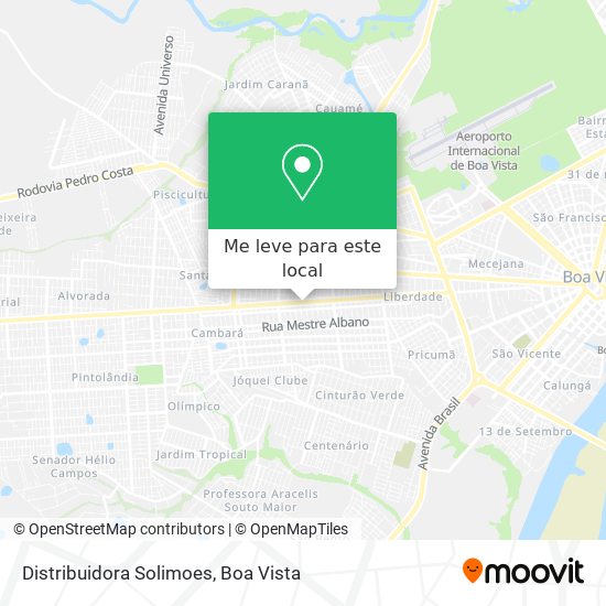 Distribuidora Solimoes mapa