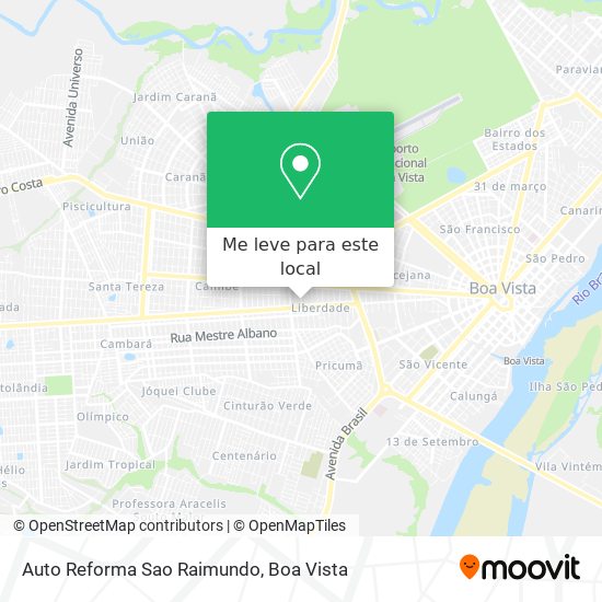 Auto Reforma Sao Raimundo mapa