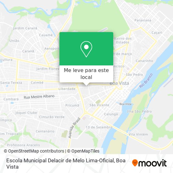 Escola Municipal Delacir de Melo Lima-Oficial mapa