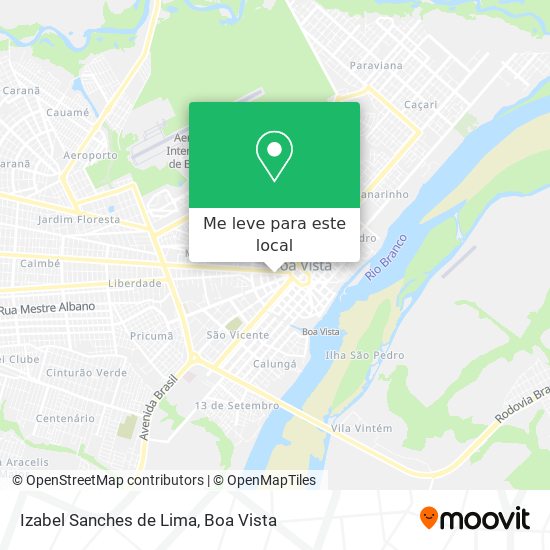 Izabel Sanches de Lima mapa