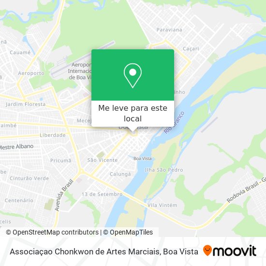 Associaçao Chonkwon de Artes Marciais mapa