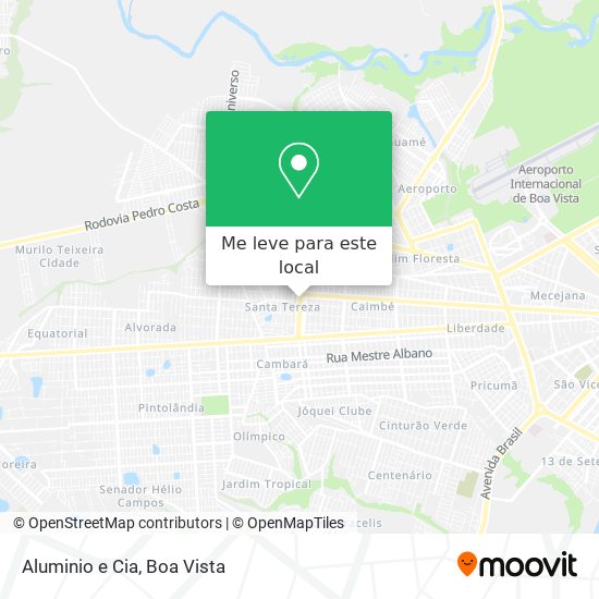 Aluminio e Cia mapa