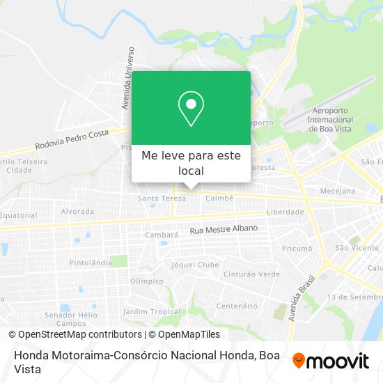 Honda Motoraima-Consórcio Nacional Honda mapa