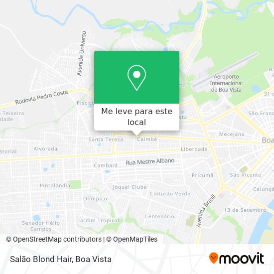 Salão Blond Hair mapa