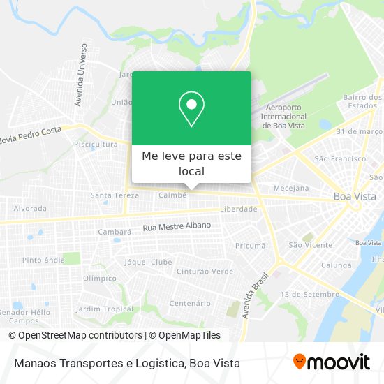 Manaos Transportes e Logistica mapa