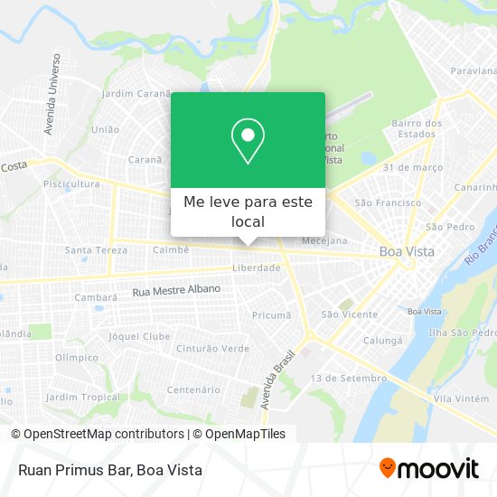 Ruan Primus Bar mapa