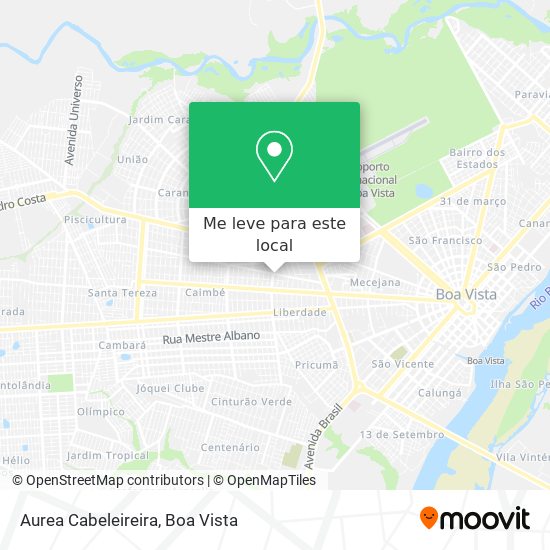 Aurea Cabeleireira mapa