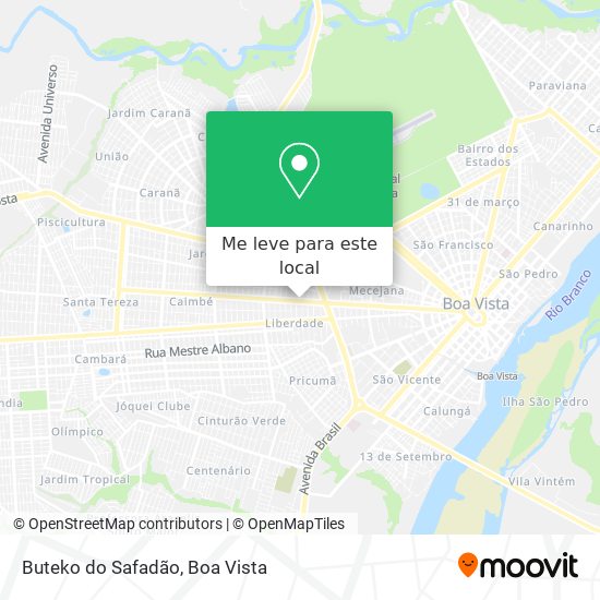 Buteko do Safadão mapa