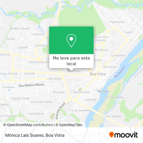 Mônica Laís Soares mapa