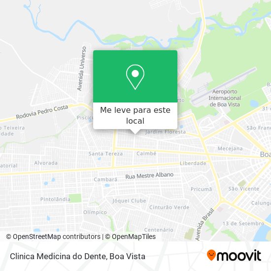 Clinica Medicina do Dente mapa