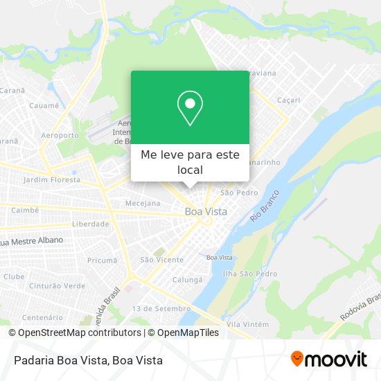 Padaria Boa Vista mapa