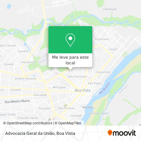 Advocacia Geral da União mapa