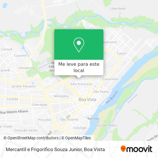 Mercantil e Frigorifico Souza Junior mapa